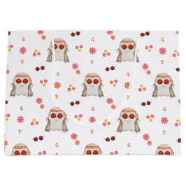 Retro Halloween Cute Kids Blommigt Ghost