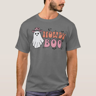 Retro Halloween Howdy Boo T Shirt