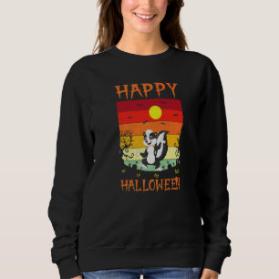 Retro Halloween-kostymer Matchande Skunk Halloween T Shirt