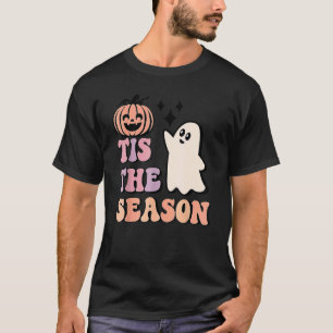 Retro Halloween Pumpkin Tis Season Hett Ghoul H T Shirt