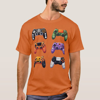 Retro Halloween-spelkontroll Videospel Bruh T Shirt