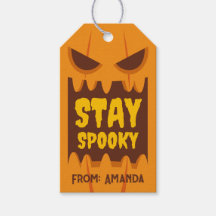 Retro Halloween Stanna Orange Pumpkin Ansikte