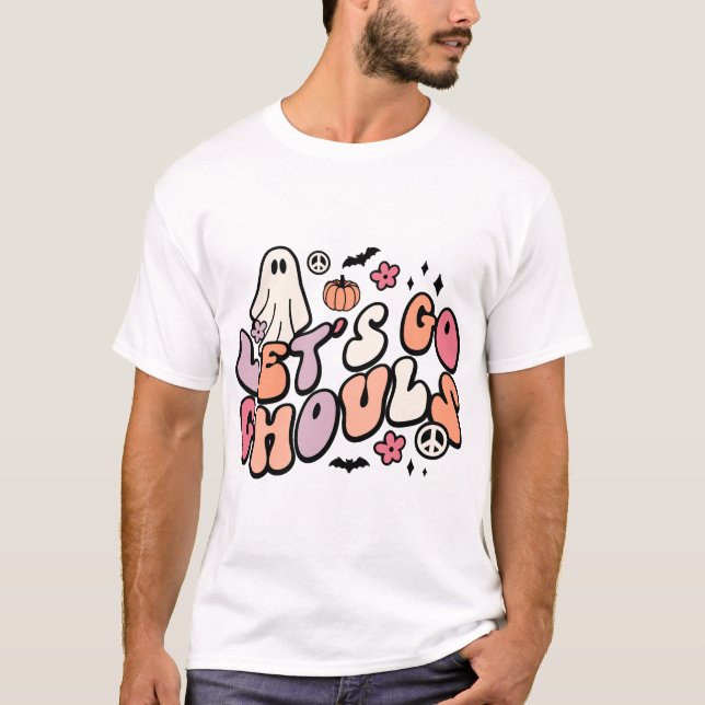 Retro Halloween T Shirt (Framsida)