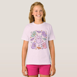 Retro Halloween T-Shirt för barn, Rose Spooky