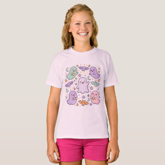 Retro Halloween T-Shirt för barn, Rose Spooky