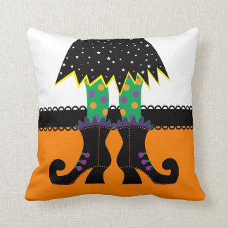 Retro Halloween Witch Kudde