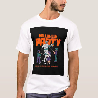 Retro Halloweenfest Mumi Grafisk Herr T-Shirt