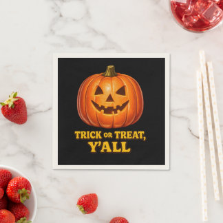 Retro Halloweenkalas Ni Alla Södra Pumpa Pappersservett