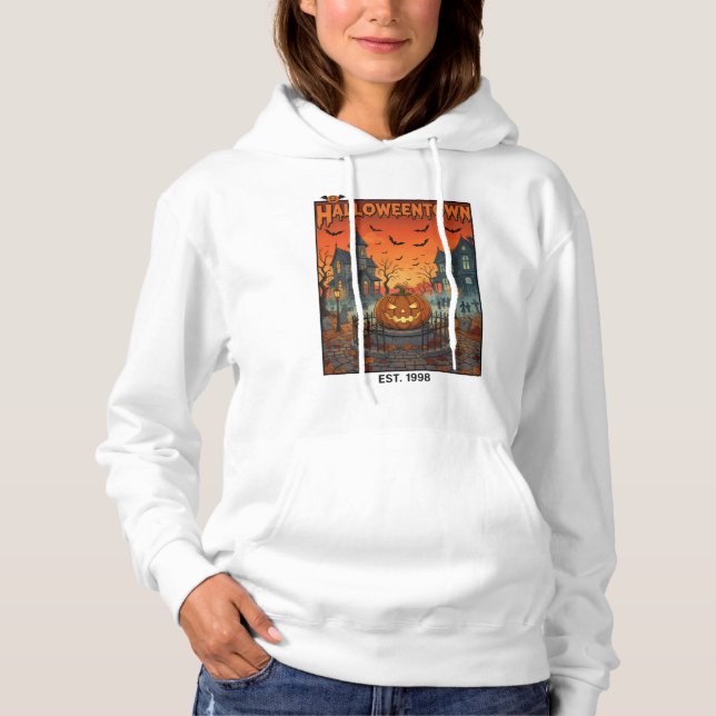 Retro Halloweentown Pumpkin T-Shirt | 1998 Klassik (Framsida)