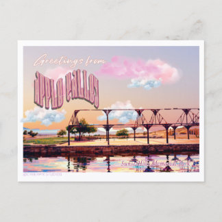 Retro “Hälsningar från Apple Valley” Sunset Hills Vykort