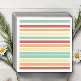 Retro halv Daisy, babystövel Pappersservett