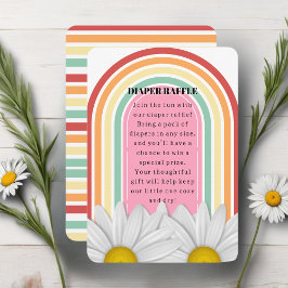 Retro halv Daisy, babystövel Tilläggskort