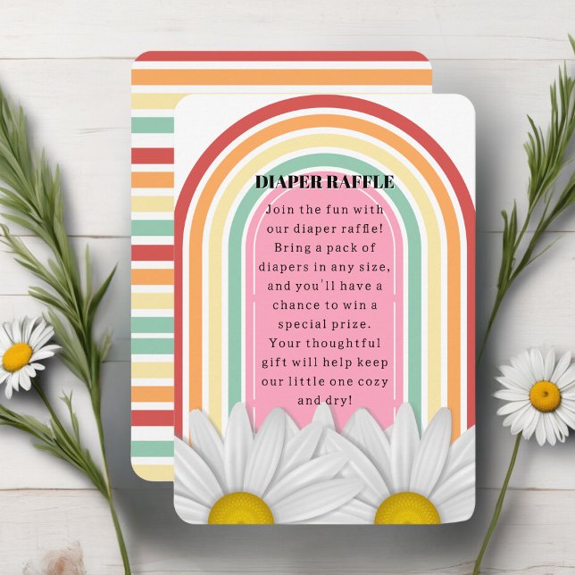 Retro halv Daisy, babystövel Tilläggskort (Skapare uppladdad)