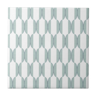 RETRO HALVMÅNE I LJUST - grön FÄRG Kakelplatta