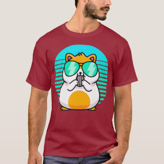 Retro Hamster Kawaii Shirt Hamster Pappa Kids Mamm T
