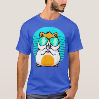 Retro Hamster Kawaii Shirt Hamster Pappa Kids Mamm T