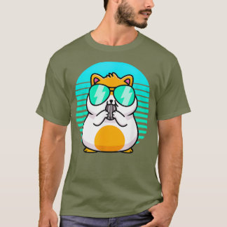Retro Hamster Kawaii Shirt Hamster Pappa Kids Mamm T