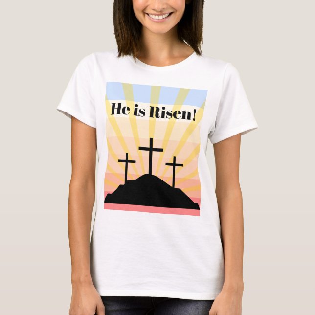 Retro Han är Risen T Shirt (Framsida)