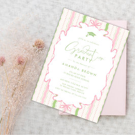 Retro Hand Drawn Grad Party 2026 Inbjudningar