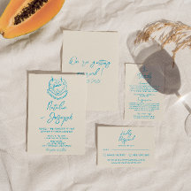 Retro Hand plockade-skriven kummel, unikt Bröllop