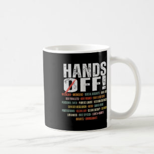 Retro Händer av Protest Public Lands Medicare Patr Kaffemugg
