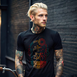 Retro Handflatan Beach Bike Trail. T Shirt