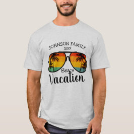Retro Handflatan Träd solglasögon Familjevaccinati T Shirt
