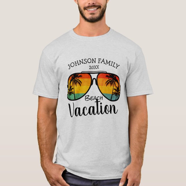 Retro Handflatan Träd solglasögon Familjevaccinati T Shirt (Framsida)