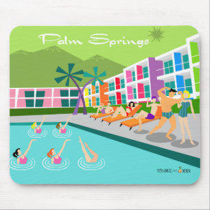 Retro Handflatan Vår Hotel Mousepad Musmatta