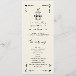 Retro-handskrivet Whimsical Flat-program Program