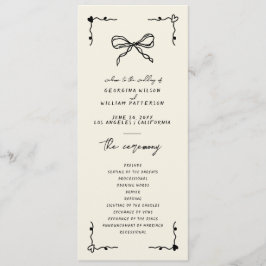 Retro-handskrivet Whimsical Flat-program Program