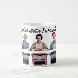 Retro Happy Administrative Professionals Day  Kaffemugg