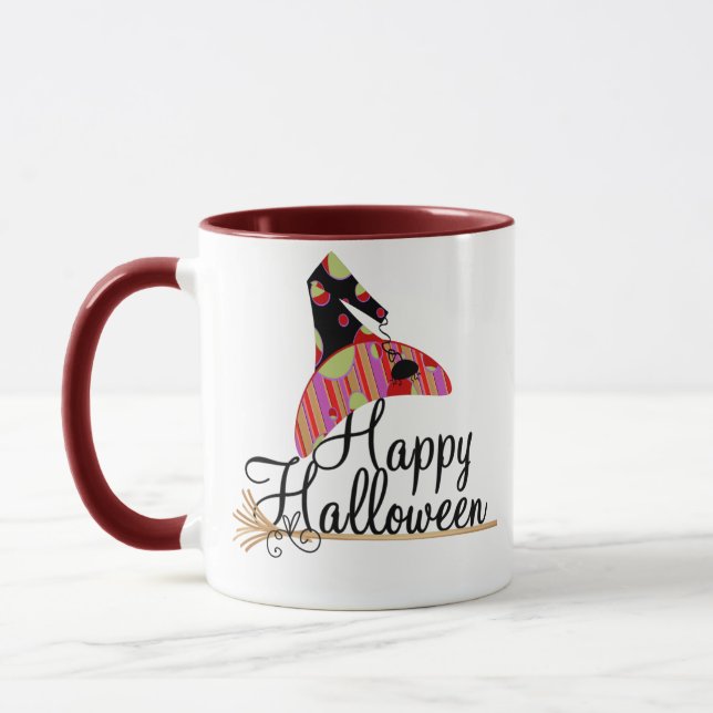 Retro Happy halloween Mugg (Vänster)