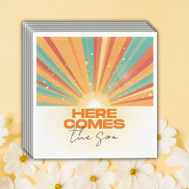 Retro här kommer barnskåran pappersservett