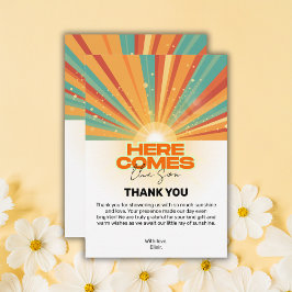 Retro här kommer barnskåran tack kort