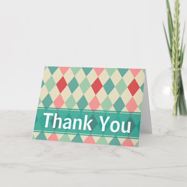 Retro Harlequin Geometric Tack (Framsida)