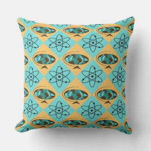Retro Harlequin Globe Trotter Exdoor Pillow Kudde