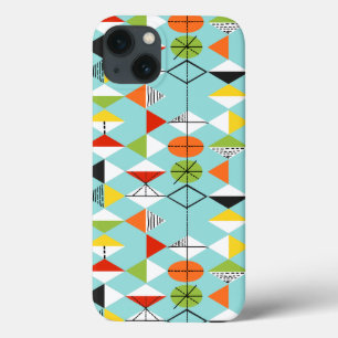 Retro Harlequin Mönster iPhone 6/6S Fodral