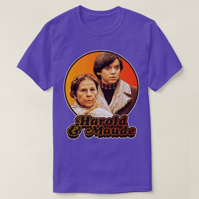 Retro Harold och Maude Tribute T Shirt (Design framsida)