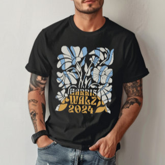 Retro Harris och Walz 2024 Sunshine T Shirt