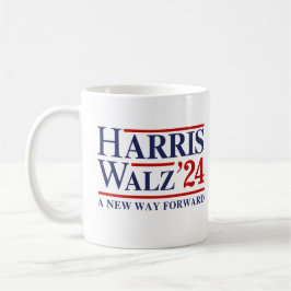 Retro Harris Walz "24 - Ny väg framåt Kaffemugg