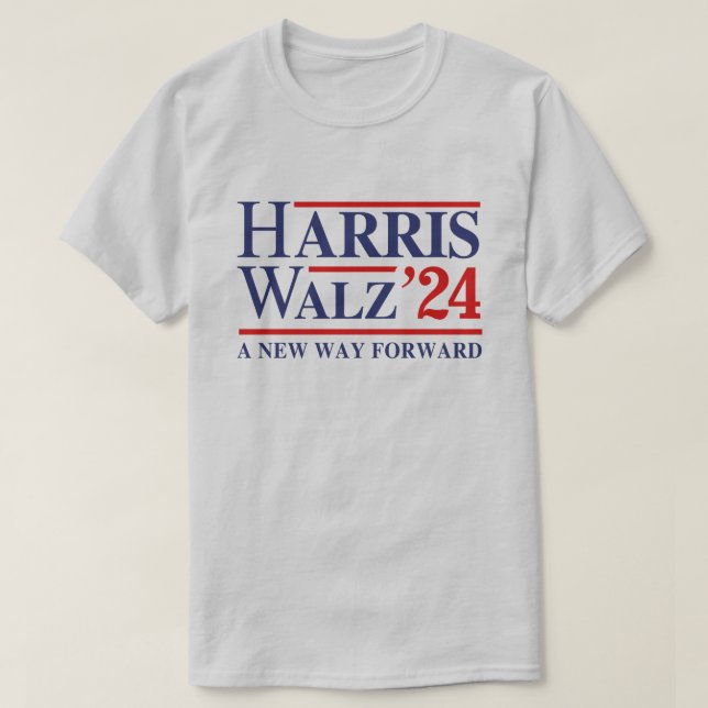 Retro Harris Walz "24 - Ny väg framåt T Shirt (Design framsida)
