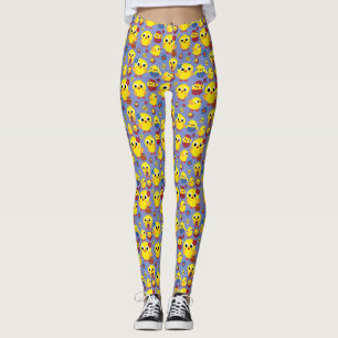 Retro Hatch-Påskägg Leggings