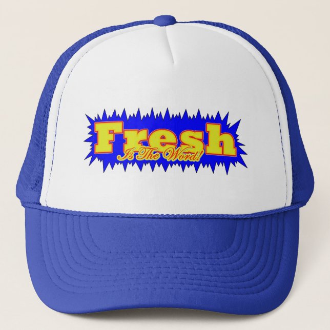 Retro hatt för 80-talhip hop truckerkeps (Framsida)