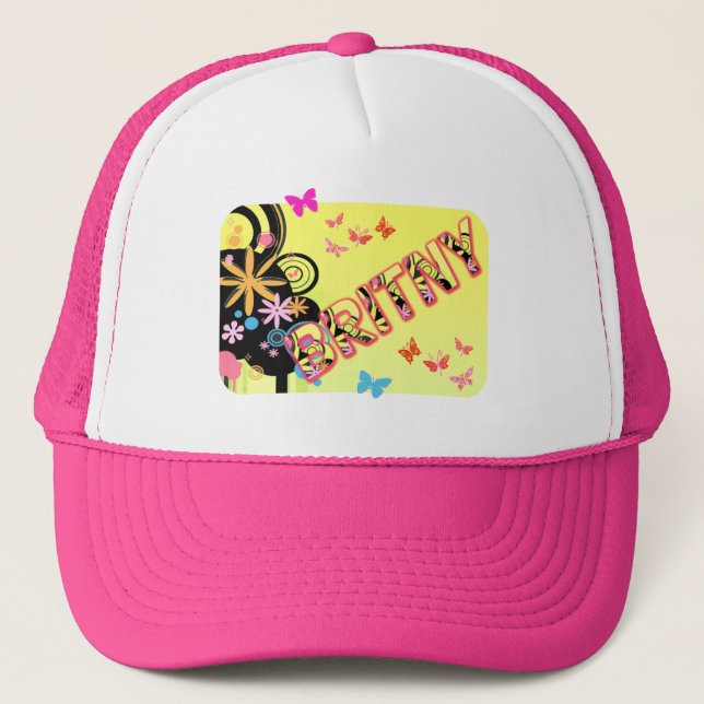 RETRO HATT FÖR BRITNY TRUCKERKEPS (Framsida)