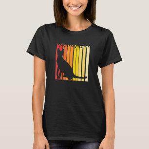 Retro Havana Brown Cat rasägare Gi T Shirt