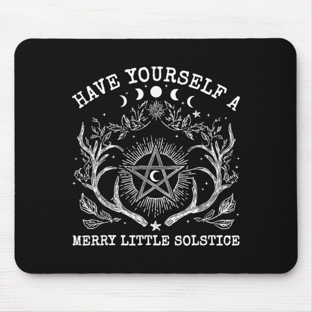 Retro Have Yourself A Merry Little Solstice Yule C Musmatta (Framsidan)