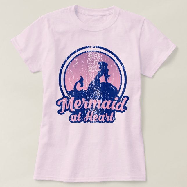 Retro Havfrue T Shirt (Design framsida)