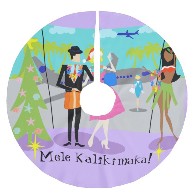 Retro hawaiansk julgrankjol (Framsidan)