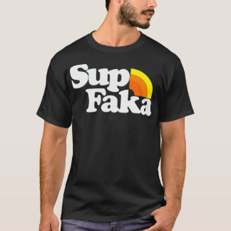 Retro Hawaiian Islands Sup Faka T Shirt